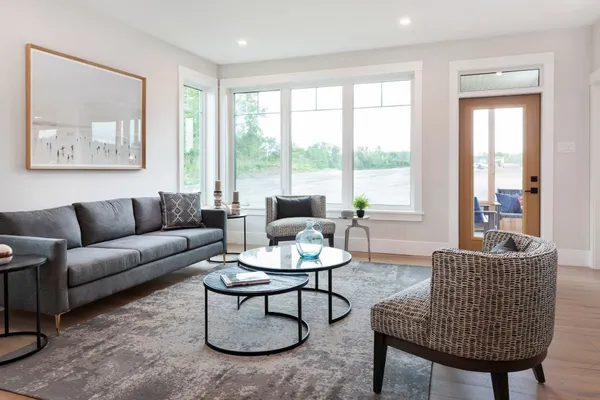 Watercolour Charleston Bungalow living room
