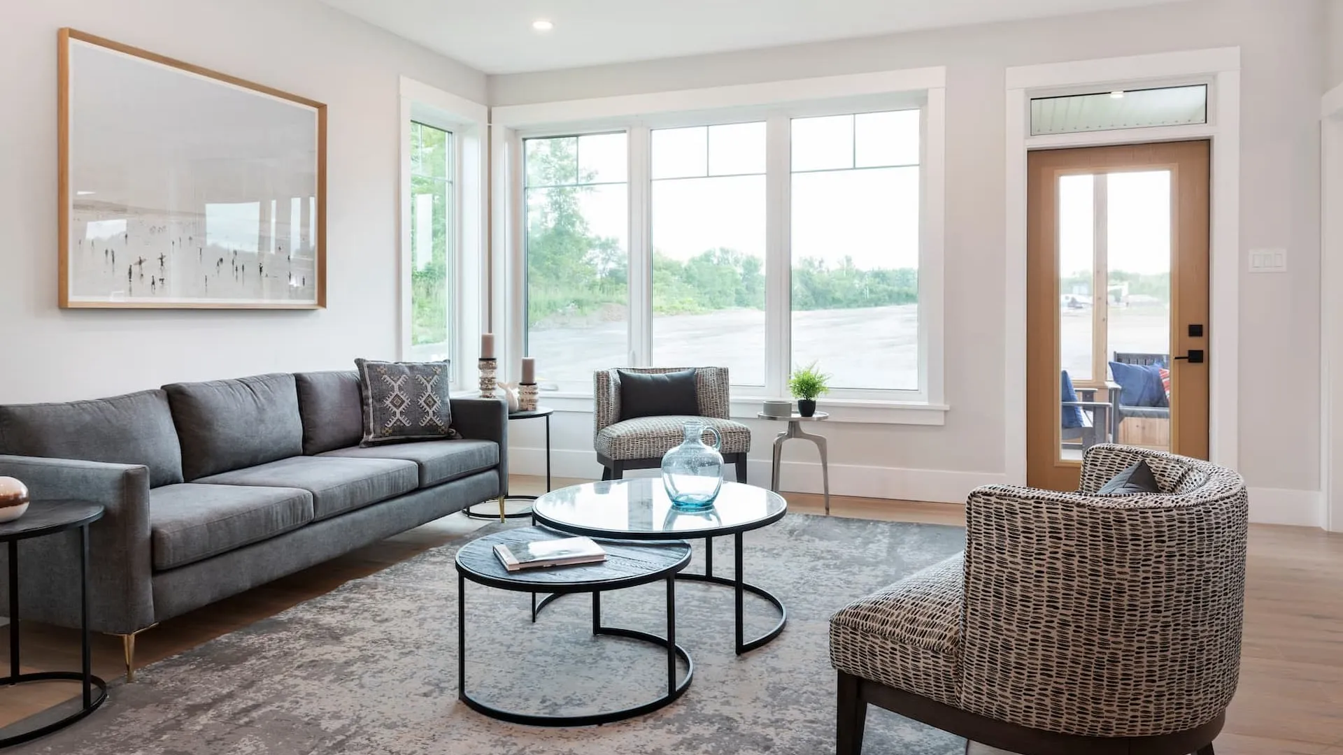 Watercolour Charleston Bungalow living room