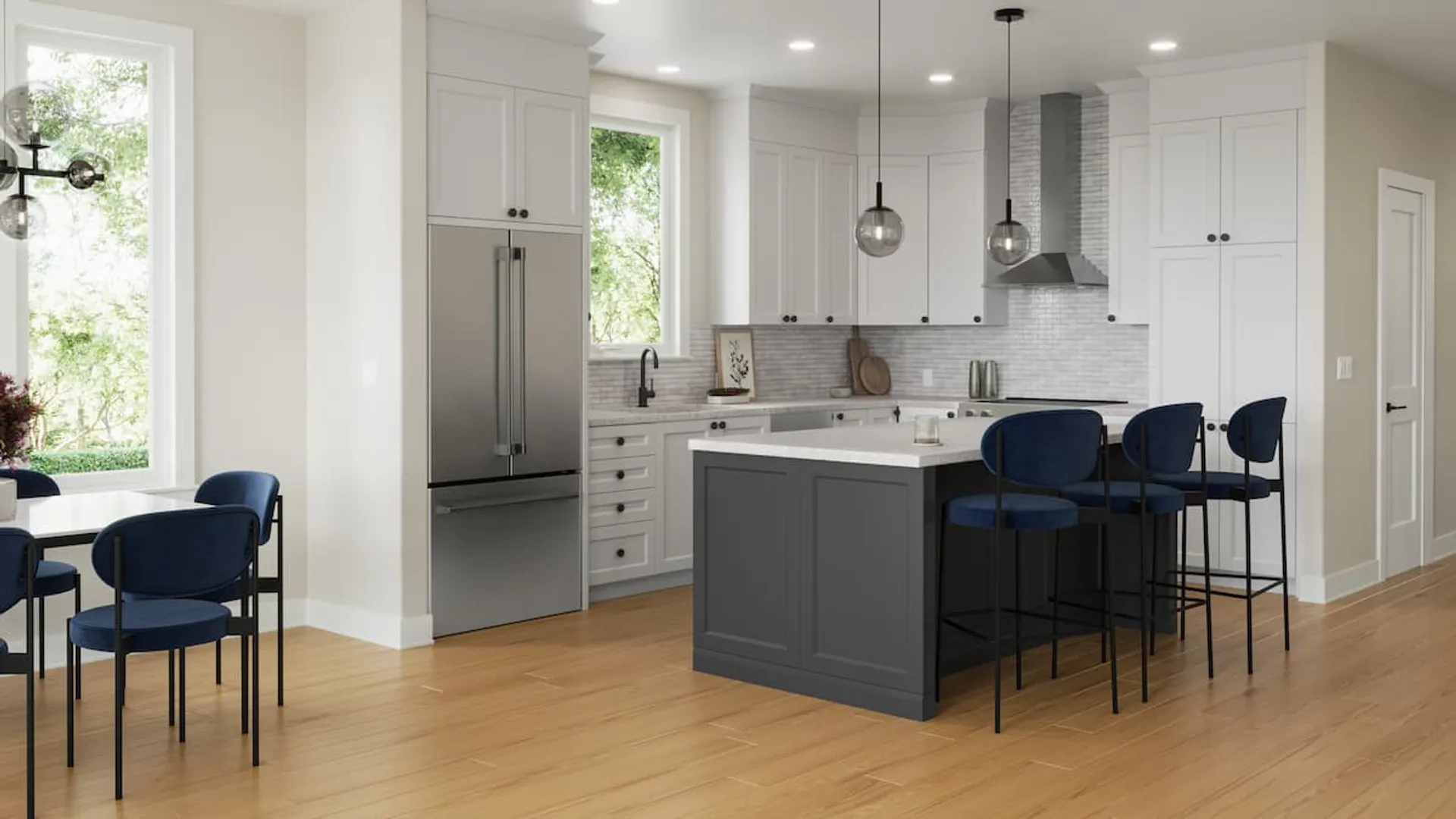 The Frontenac Townhome Kitchen Render