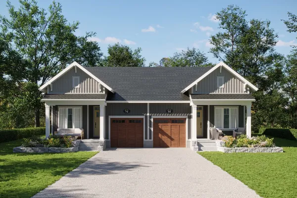 Front elevation rendering of the Kingston.