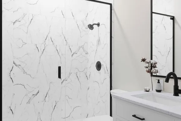 Watercolour Kingston Bungalow master bathroom