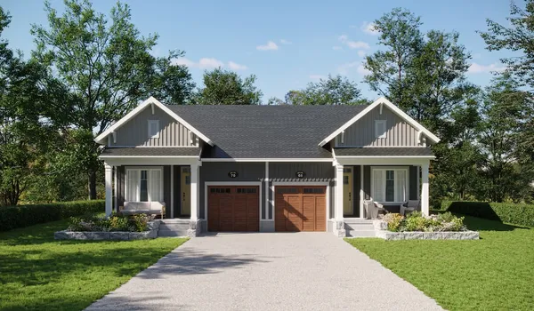 Front elevation rendering of the Kingston