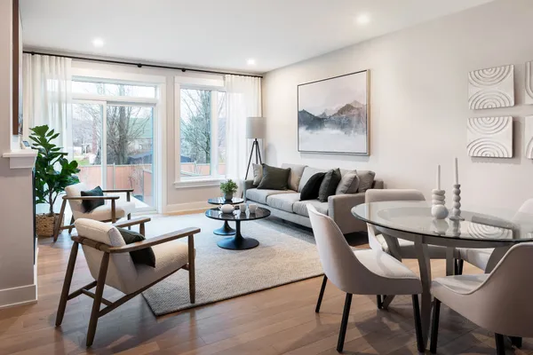 Living room space in Watercolour Wesport home.