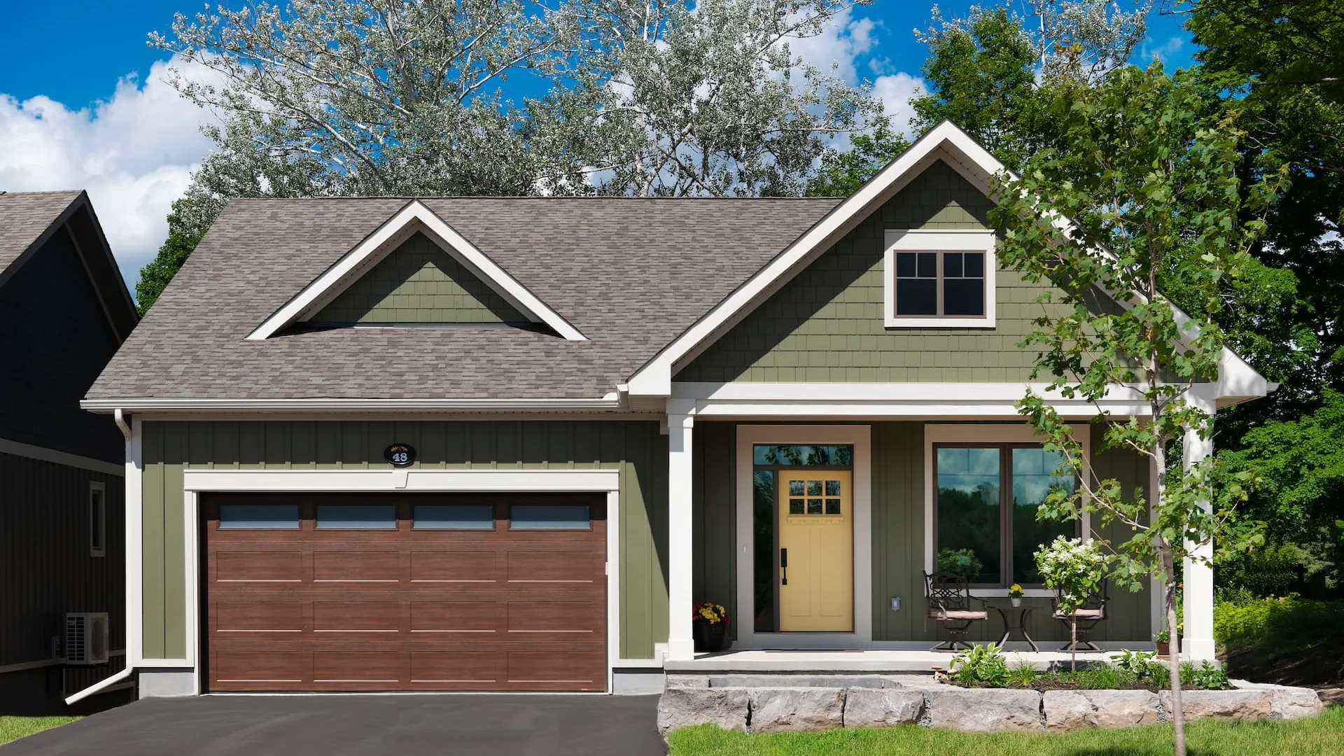 Watercolour Opinicon Bungalow exterior version B