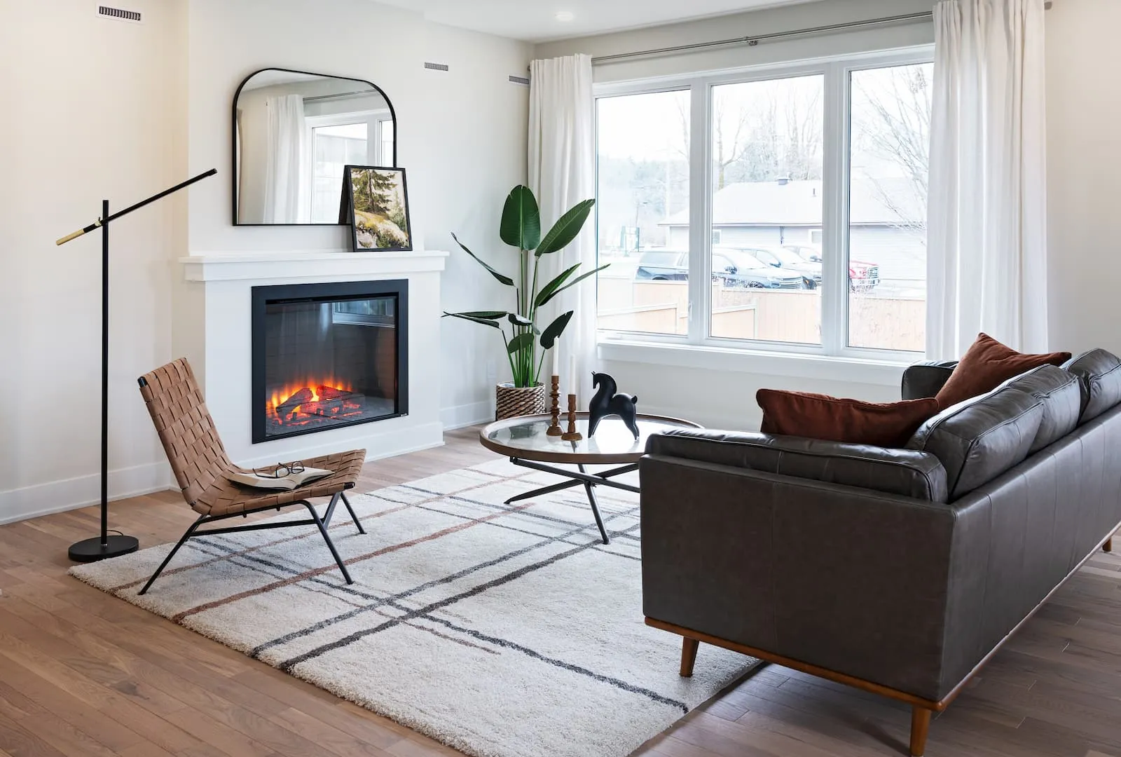 Living room in Frontenac attached bungalow at Watercolour Westport