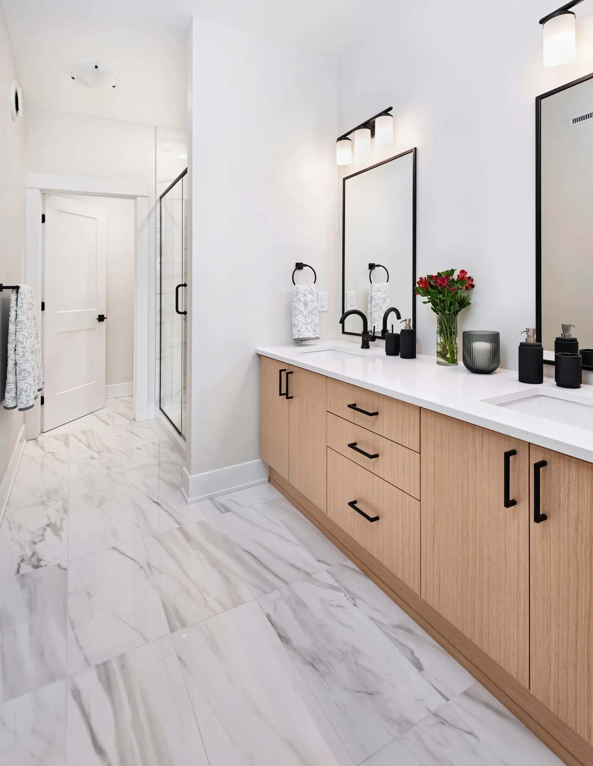 Bathroom in Frontenac attached bungalow at Watercolour Westport