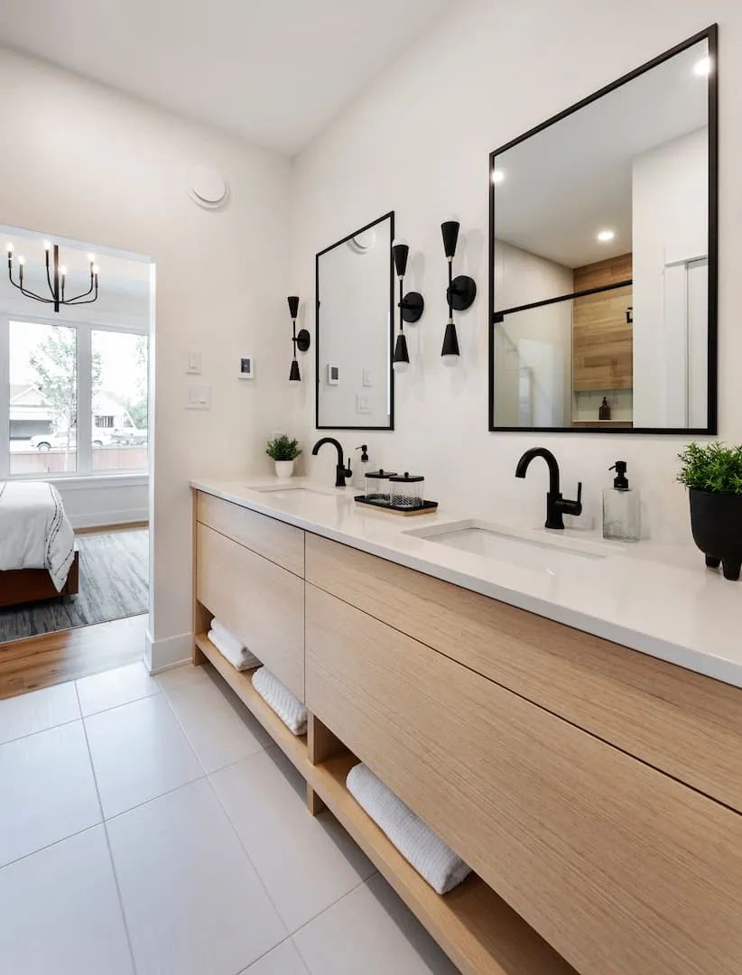 Watercolour Sydenham Bungalow master bedroom bathroom