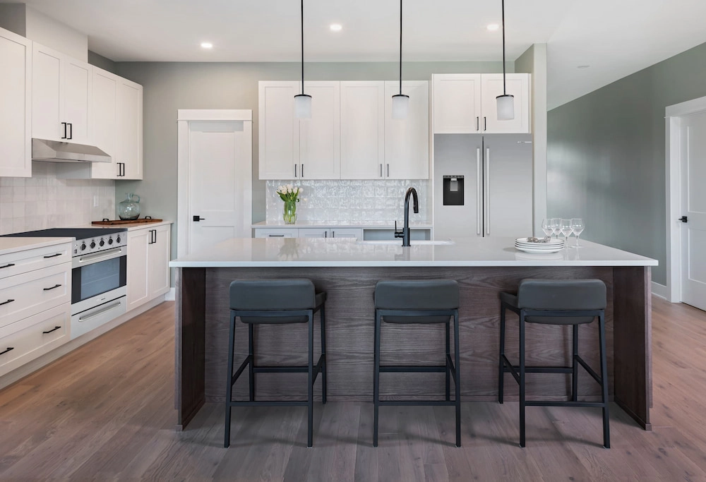 A kitchen at a home in Watercolour Westport.