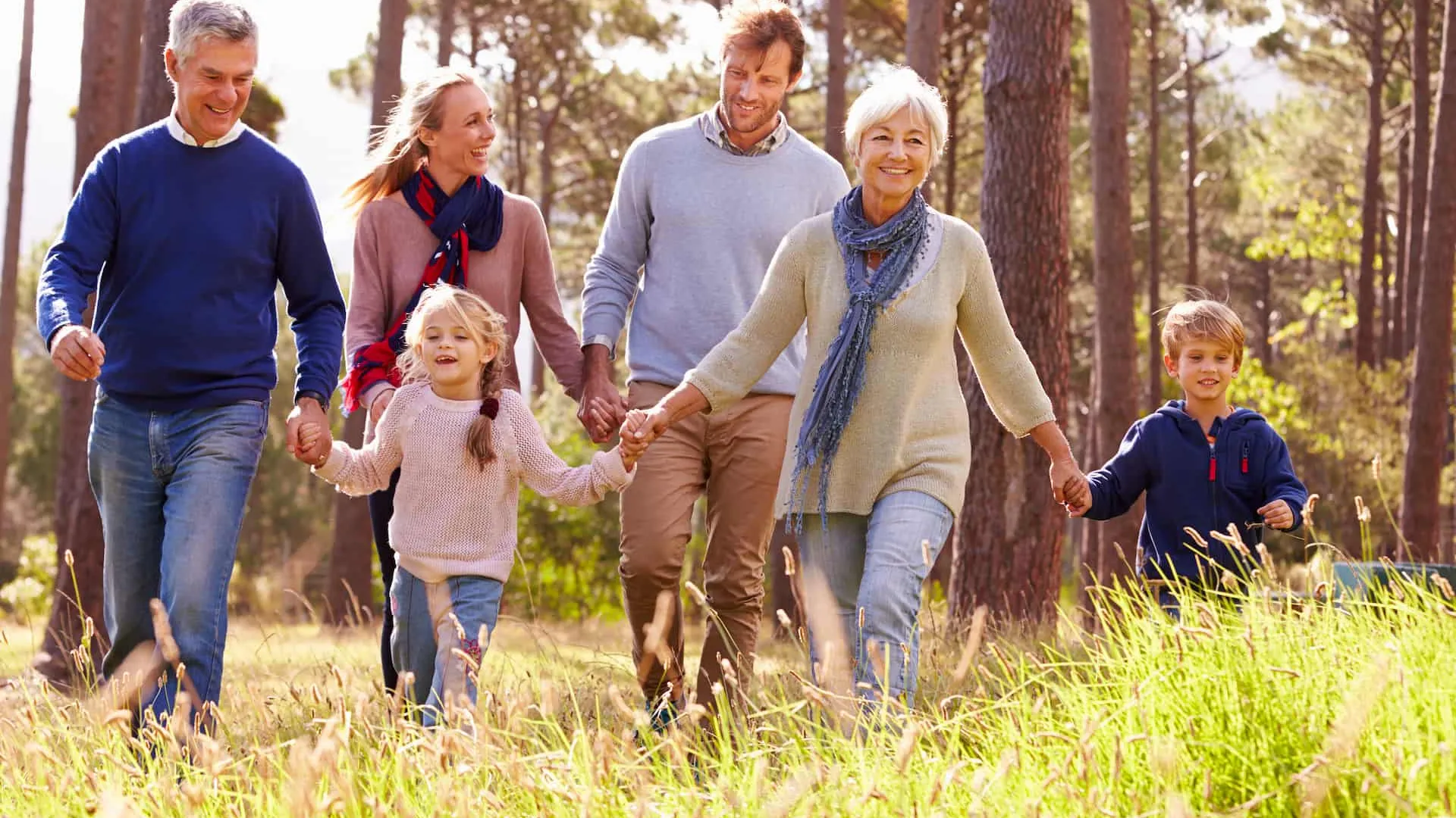 A happy family in a Land Ark Homes community.