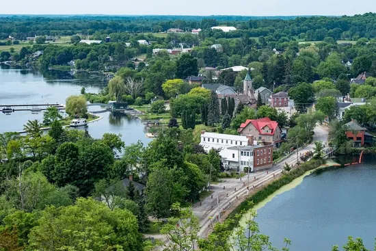 A view of Westport from on top of Mount Foley.