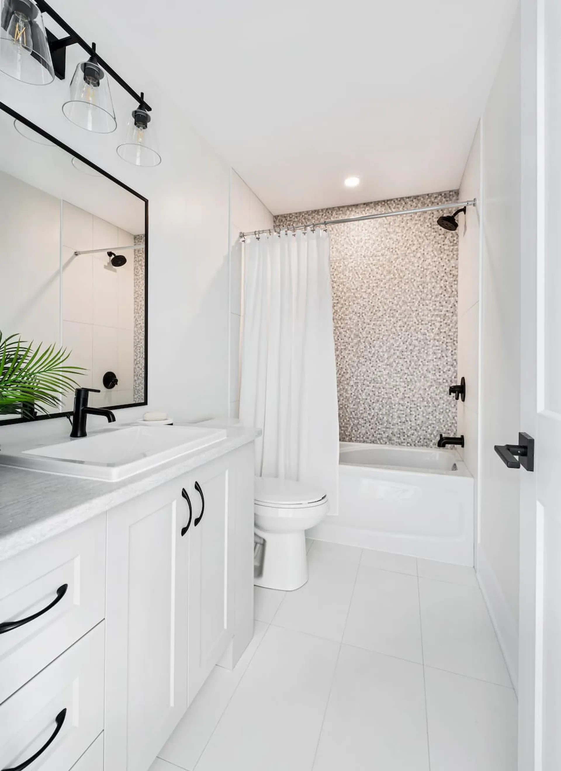Bathroom in model home at Watercolour Westport.